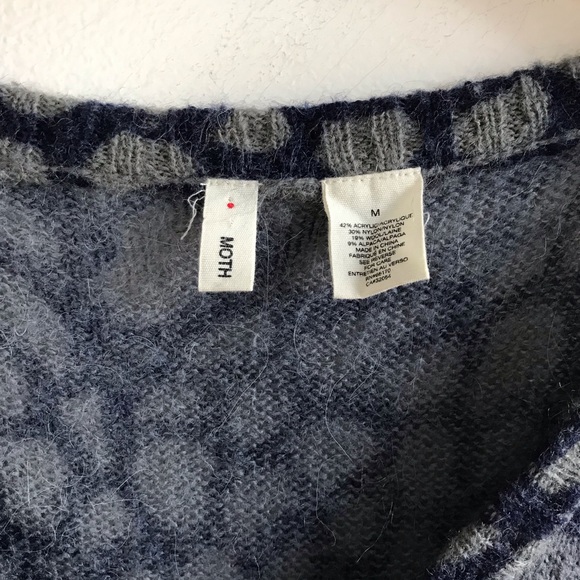 Sold Moth Anthropologie Duster Cardigan Sweater M - Picture 4 of 5